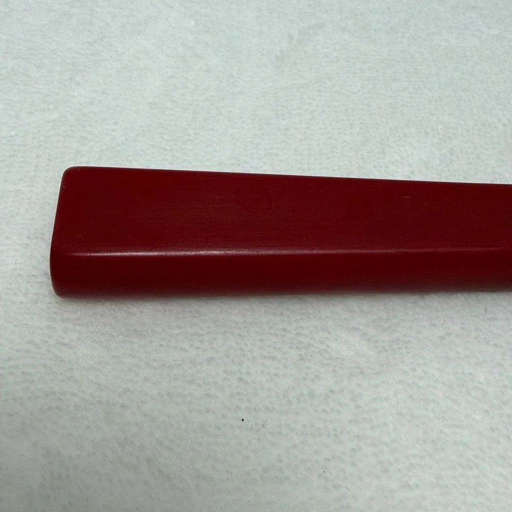 VTG MCM Red Bakelite Handle Cheese Slicer Stainless‎ Steel Wire Cutter MCM
